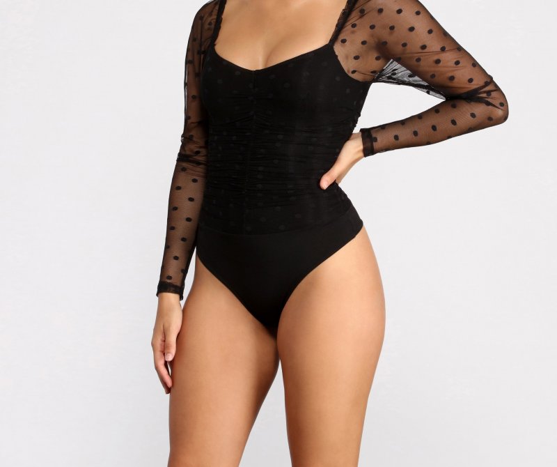 TableClothsUs On Point Polka Dot Bodysuit