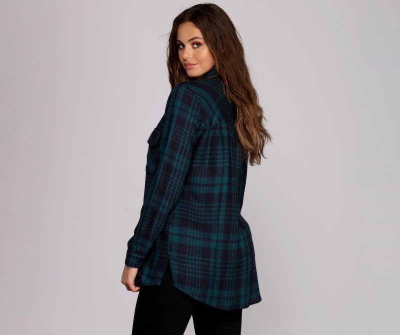 TableClothsUs Checking The Boxes Plaid Shirt