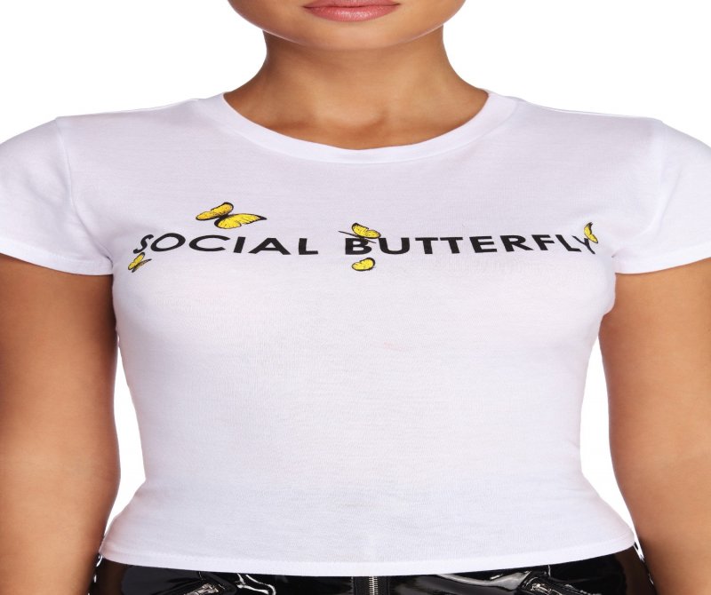 TableClothsUs Social Butterfly Tee