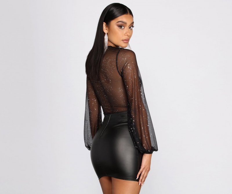 TableClothsUs Shimmer And Glimmer Bodysuit