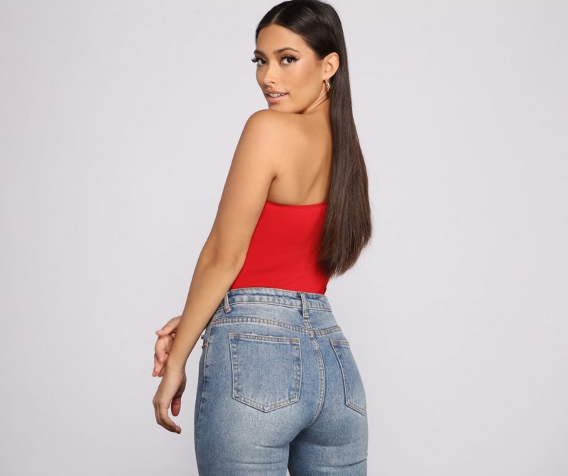 TableClothsUs Chic Vibes One Shoulder Bodysuit