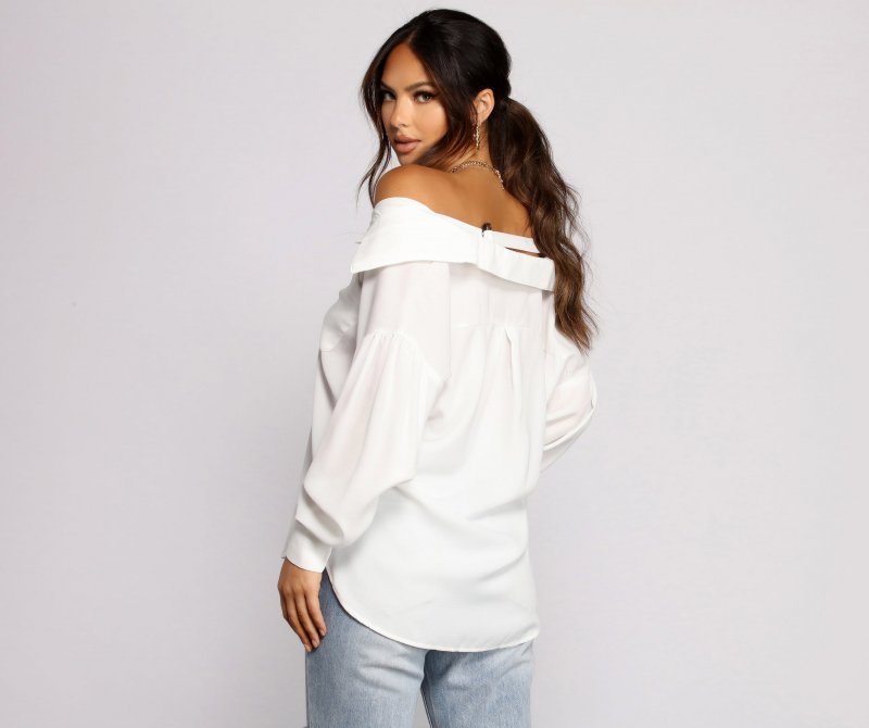 TableClothsUs Classic Cutie Oversized Button-Up Tunic