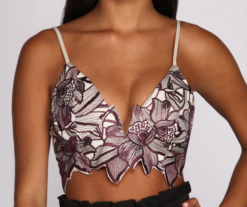 TableClothsUs Effortless Beauty Bustier Crop Top