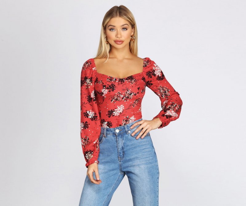 TableClothsUs Blossom With Beauty Cropped Blouse