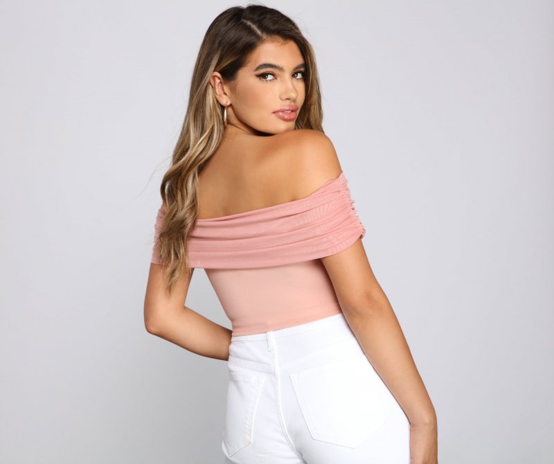 TableClothsUs Picture Perfect Off The Shoulder Bustier